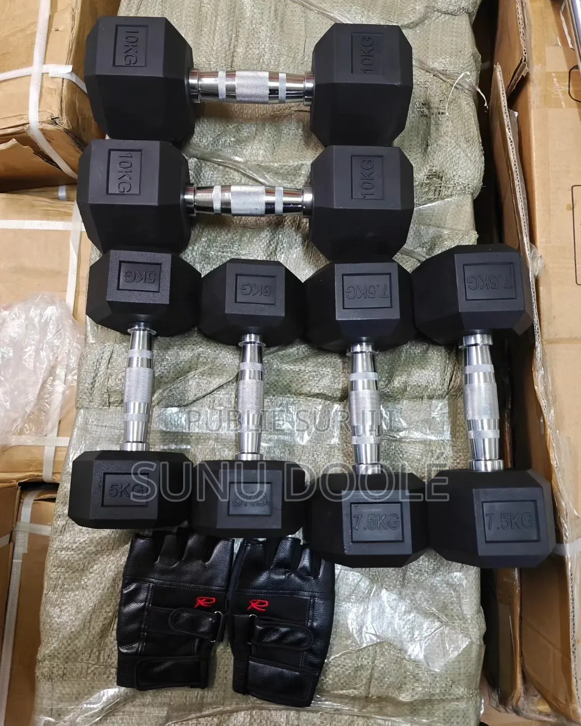 Dumbells Hexaganaux Professionnel