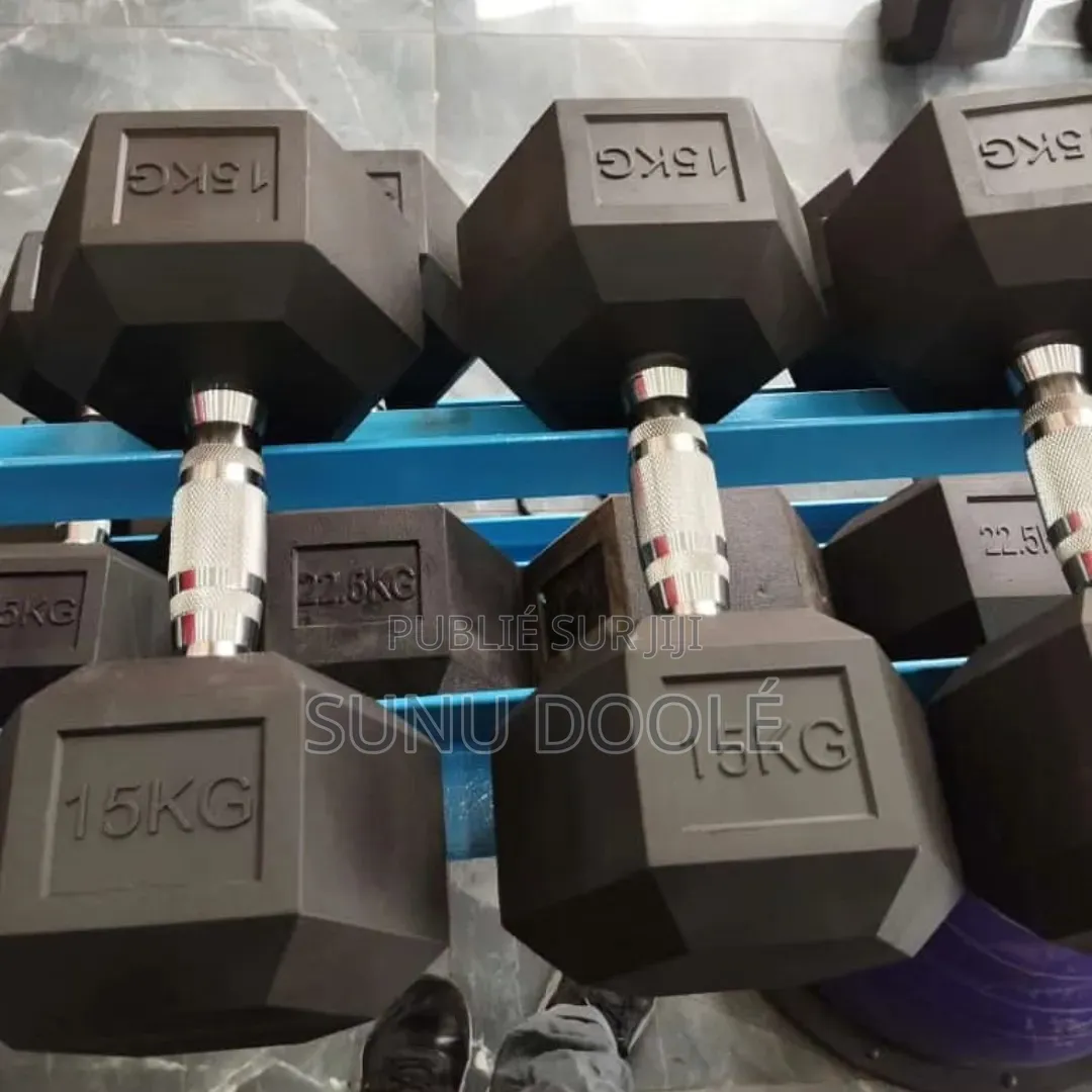 Dumbells Hexaganaux Professionnel