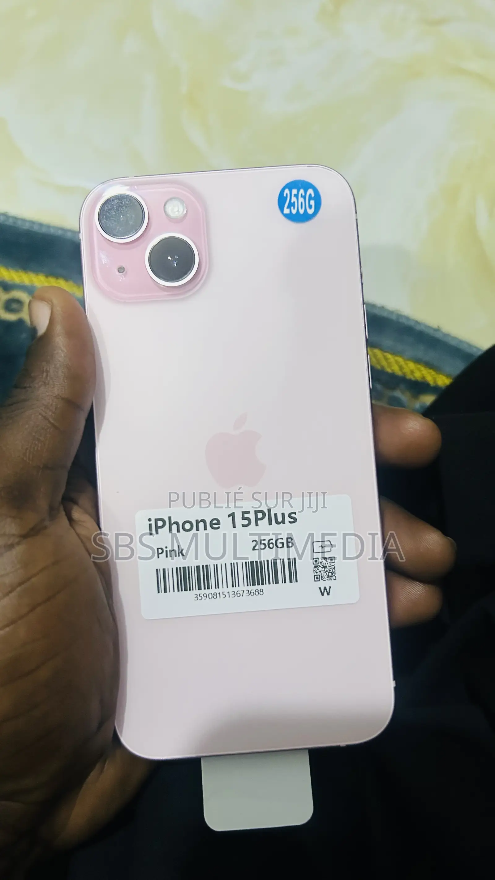 Nouveau Apple iPhone 15 Plus 256 GB Rose