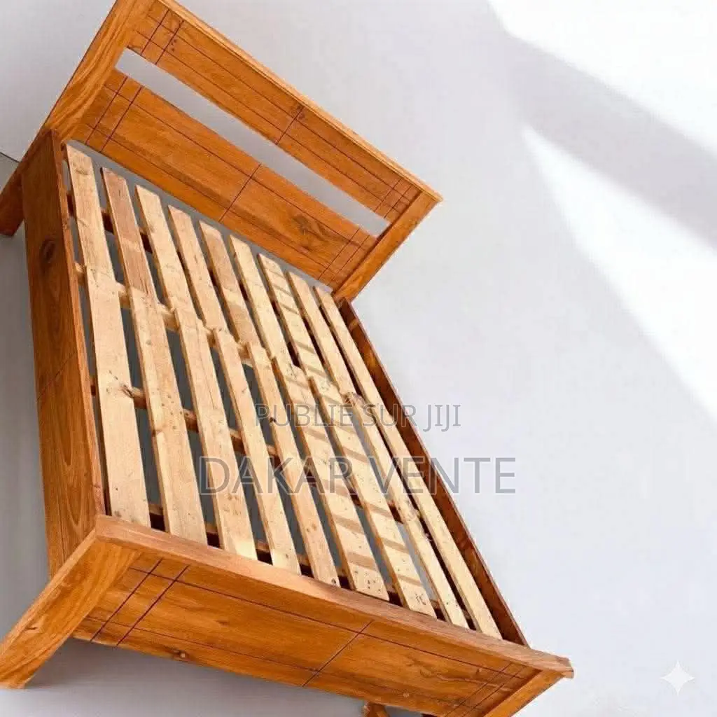 Lit 2 Places en Bois Massif