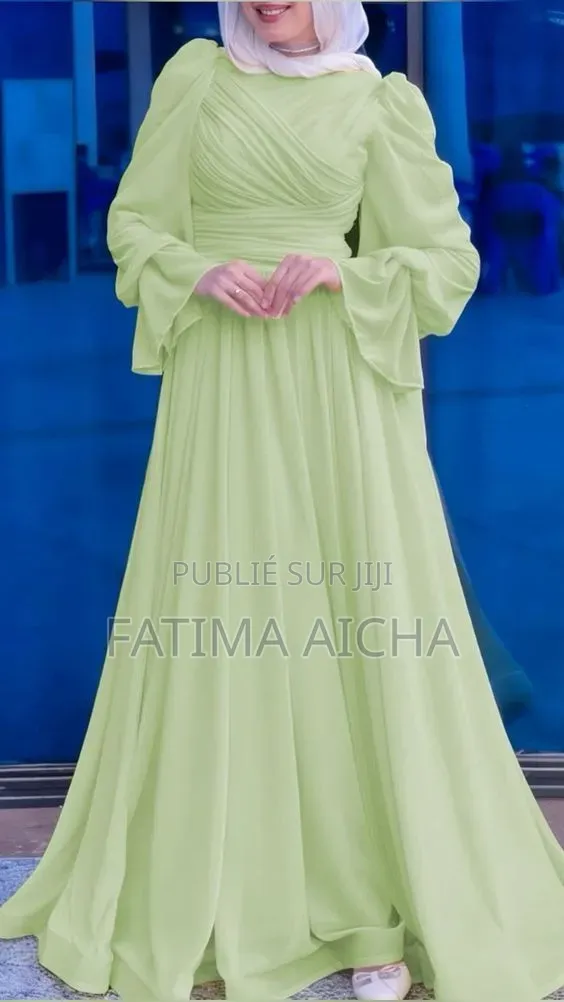 Robe Longue Élégante Pour Femme | Disponible Sur Commande |