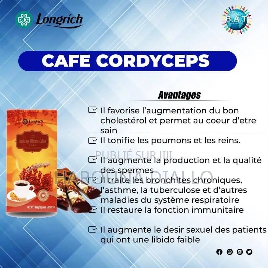 Café Cordyceps Militaire Longrich