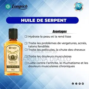 Crème À Main Réparatrice Et Huile De Serpent Longrich