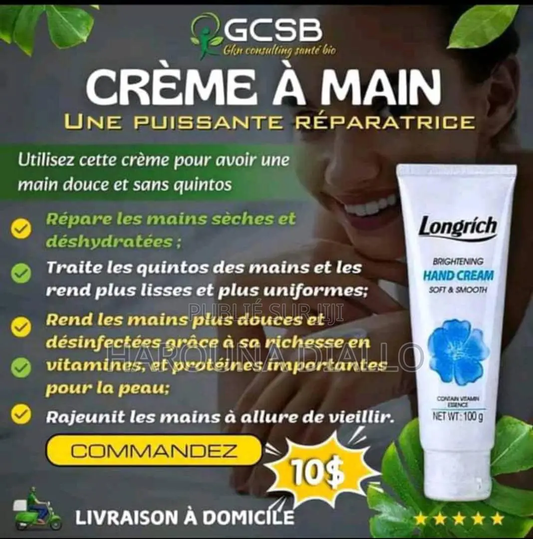 Crème À Main Réparatrice Et Huile De Serpent Longrich