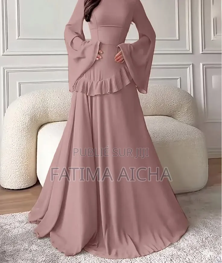 Robe Longue Élégante Pour Femme | Disponible Sur Commande |