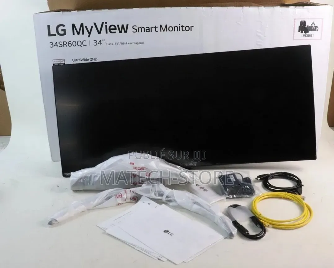  Lg Smart Monitor Incurvé 34sr60qc l'Immersion Ultime en 100hz !