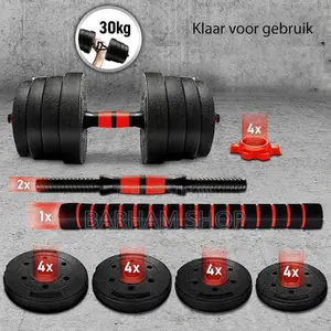 Haltères Réglables 30kg en Vente