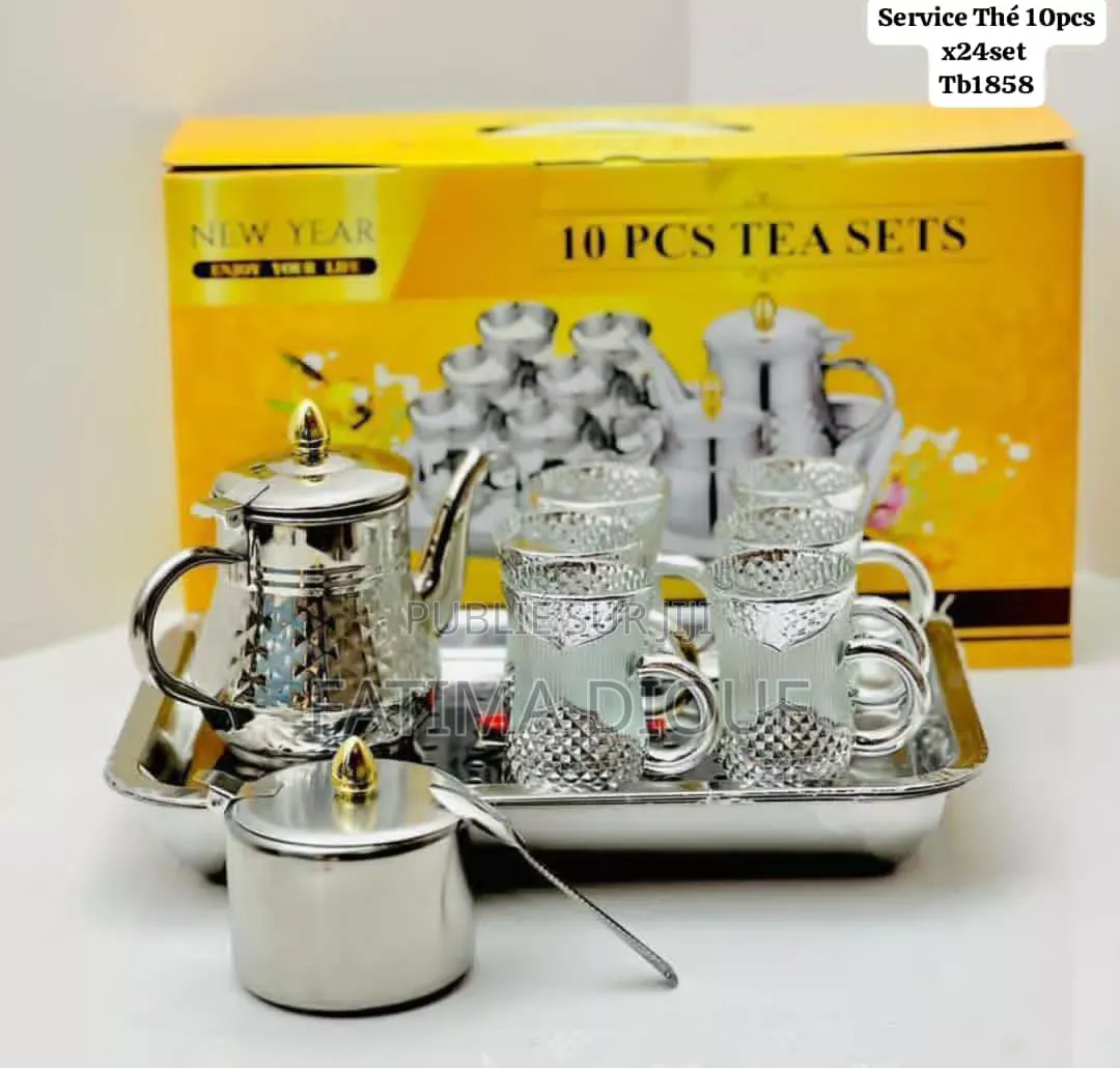 Service À Thé Inox 10 Pièces