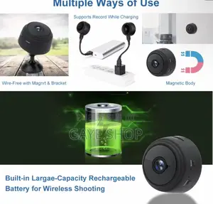 Mini Caméra A9 Ultra Discrète Wi-fi Hd