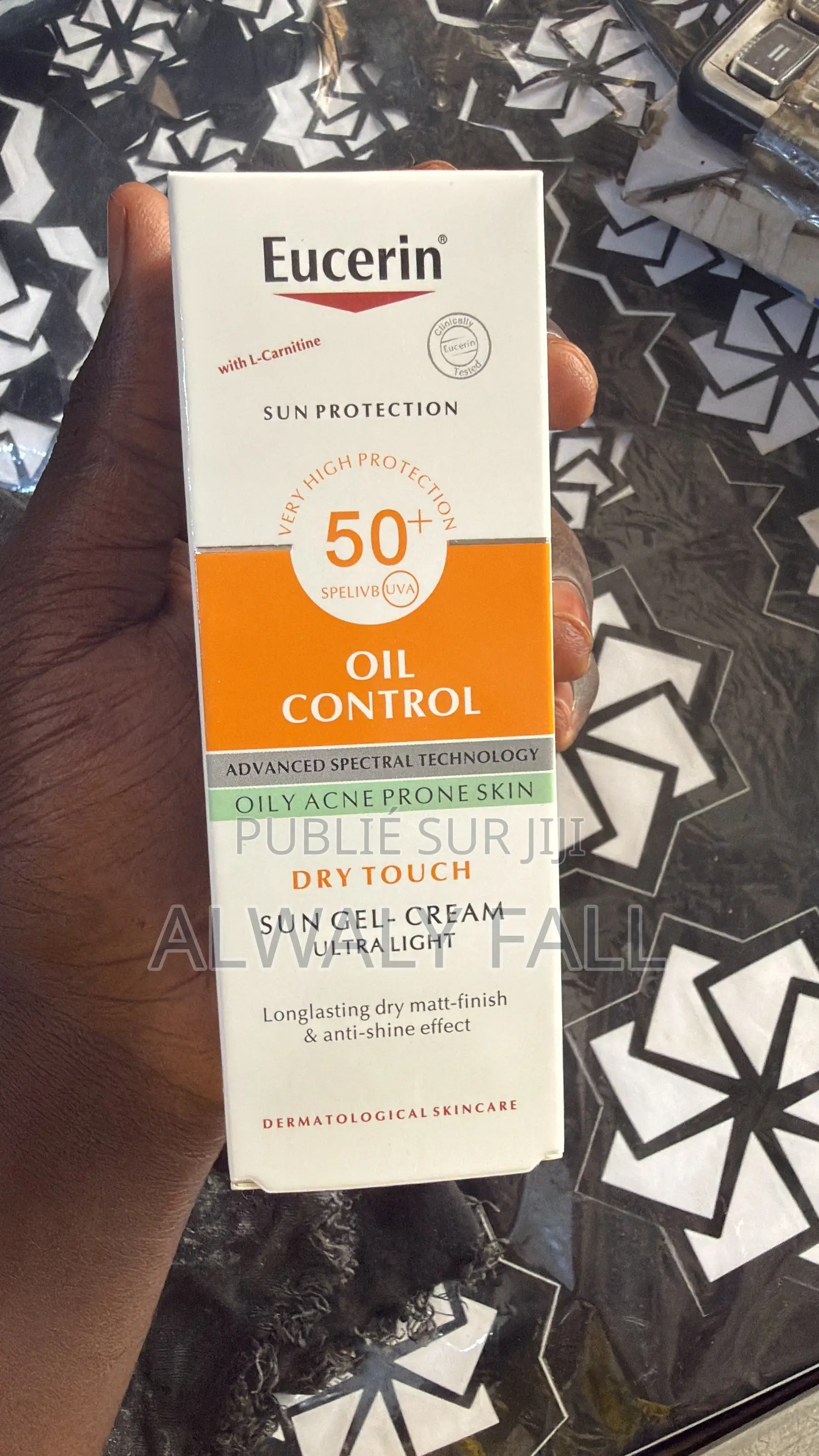 Eucerin Sun Gel-Creme Oil Control Spf50+ Toucher Sec 50ml
