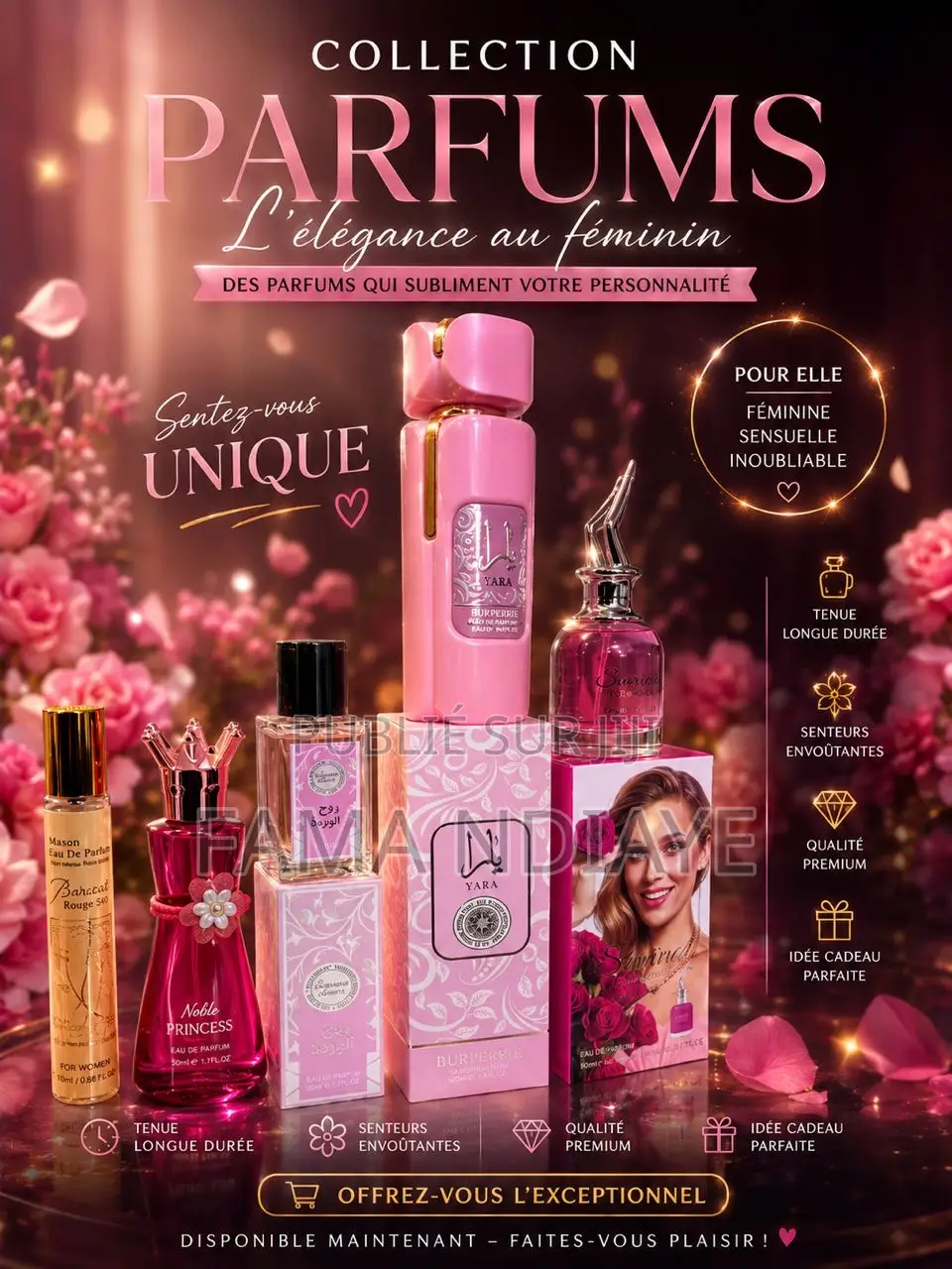 Vente De Parfum Et De Accessoires Très Chic 