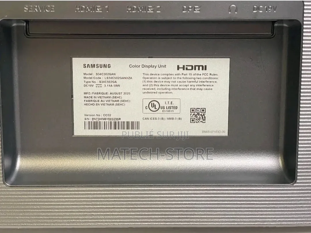 Samsung 34 Ultra-Wide Viewfinity S50gc Le Multitâche Xl en 100hz QHD