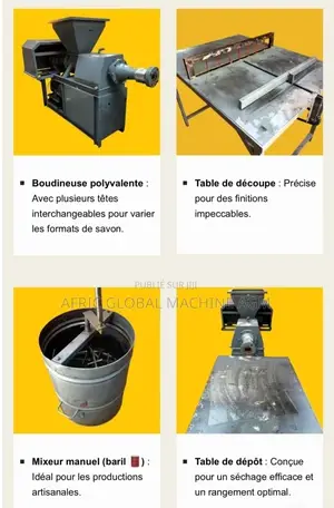 Usine De Fabrication De Savon 100 Kg/H Disponible Au Sénégal