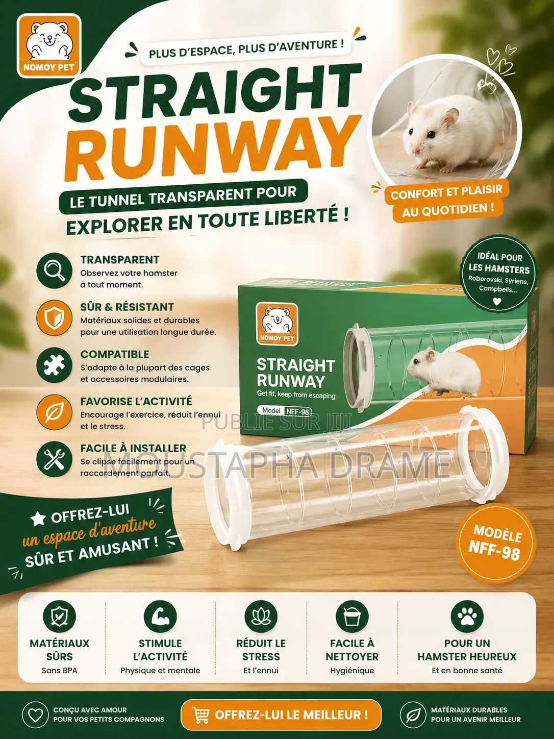 Tunnel Transparent Pour Hamsters