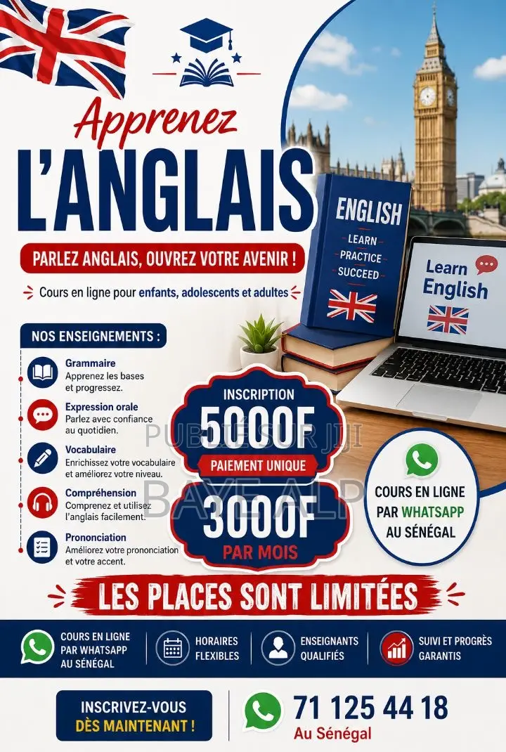 Cours D’Anglais en Ligne
