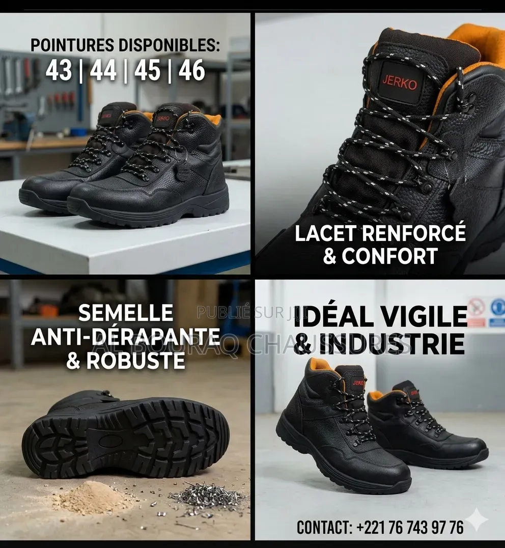 Bottes De Sécurité Serko | Cuir Waterproof Antidérapant