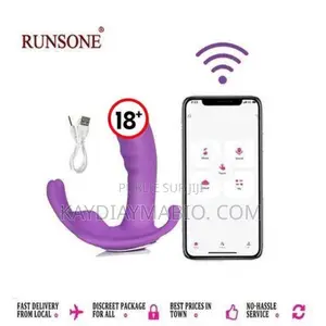 Runsone Godemiché Portatif Avec Contrôle À Distance via Application,