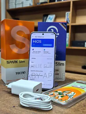 Nouveau Tecno Spark Slim 256 GB Blanc
