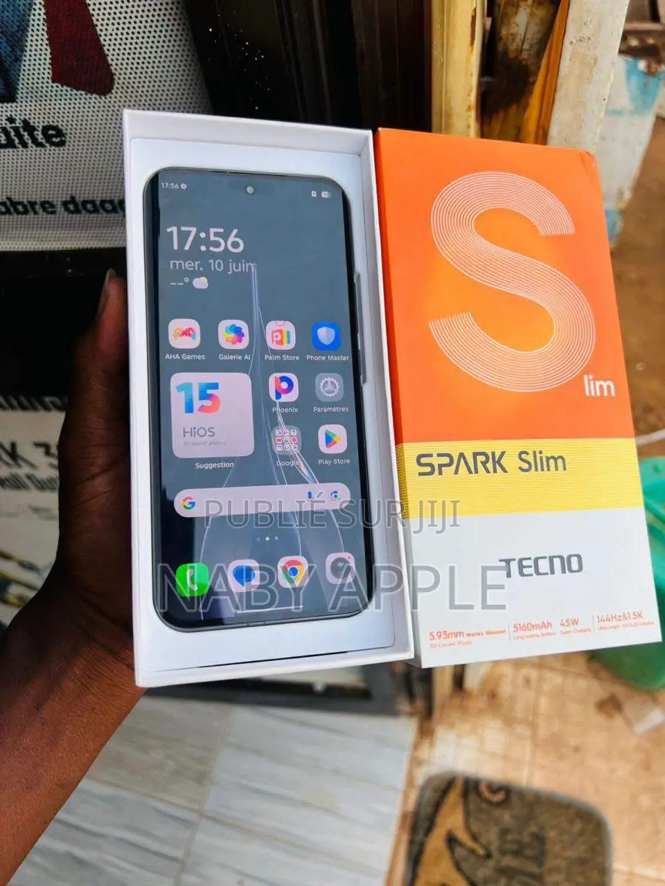 Nouveau Tecno Spark Slim 256 GB Noir
