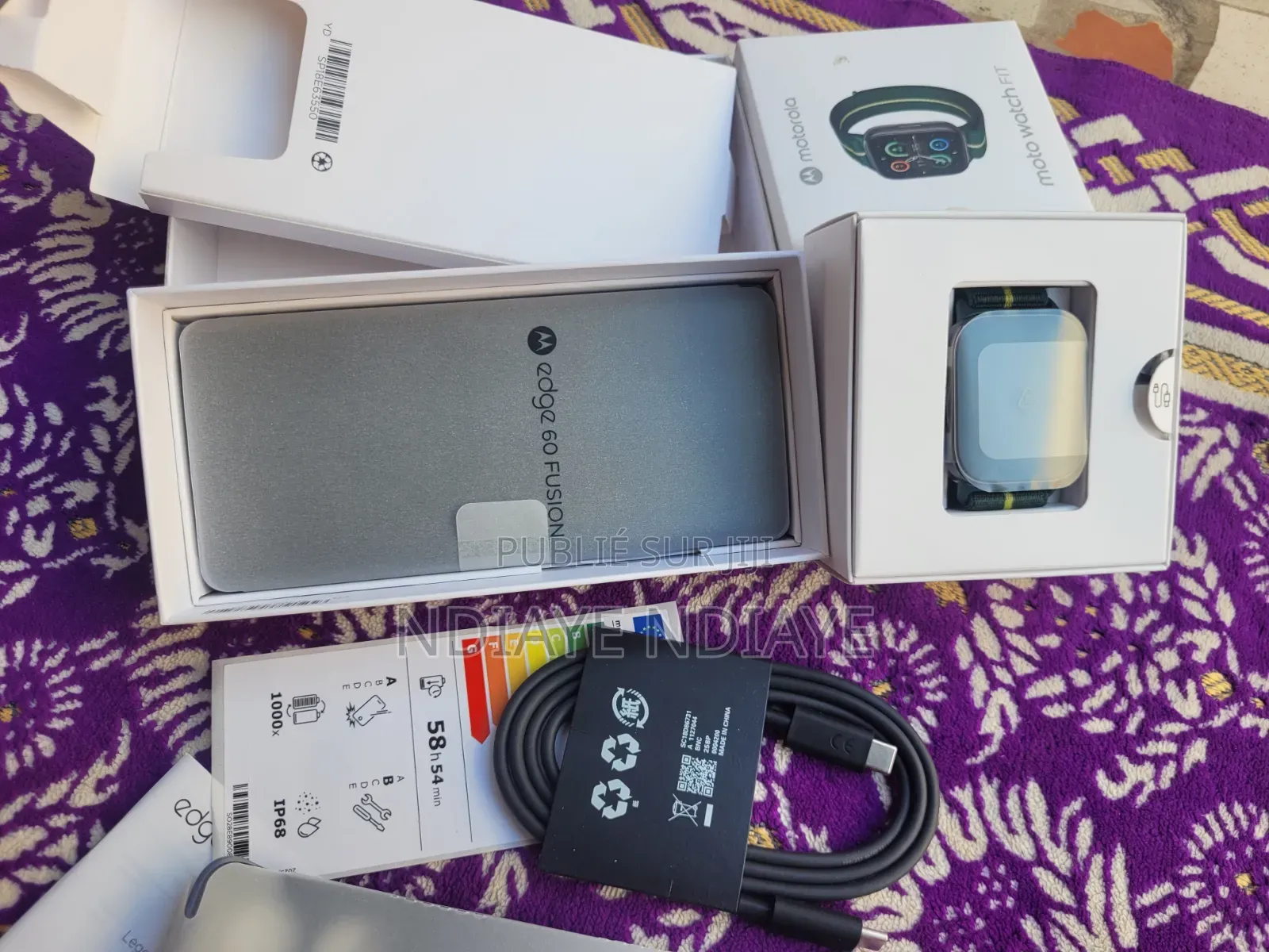 Nouveau Motorola Edge 60 Fusion 256 GB Gris