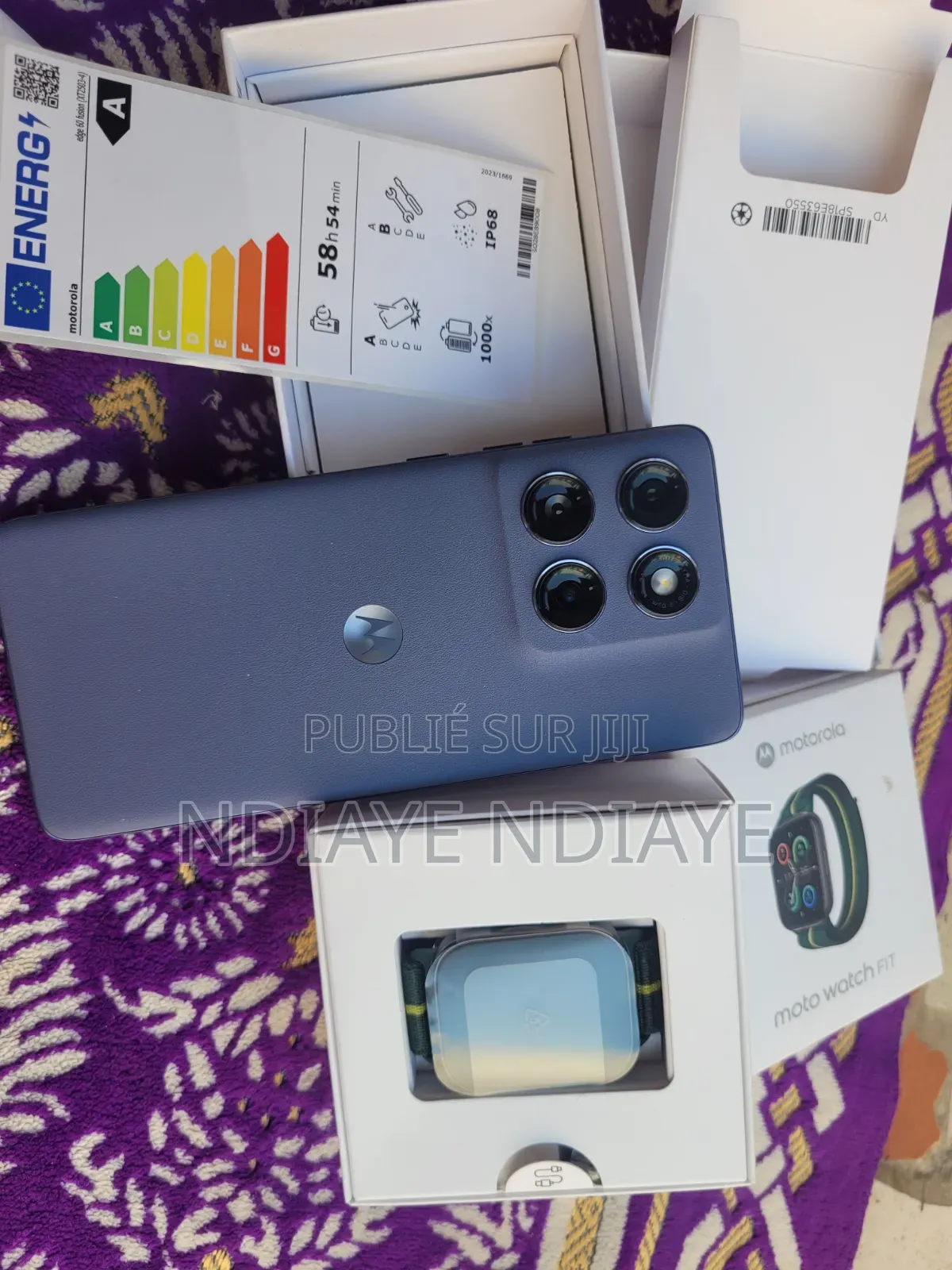 Nouveau Motorola Edge 60 Fusion 256 GB Gris