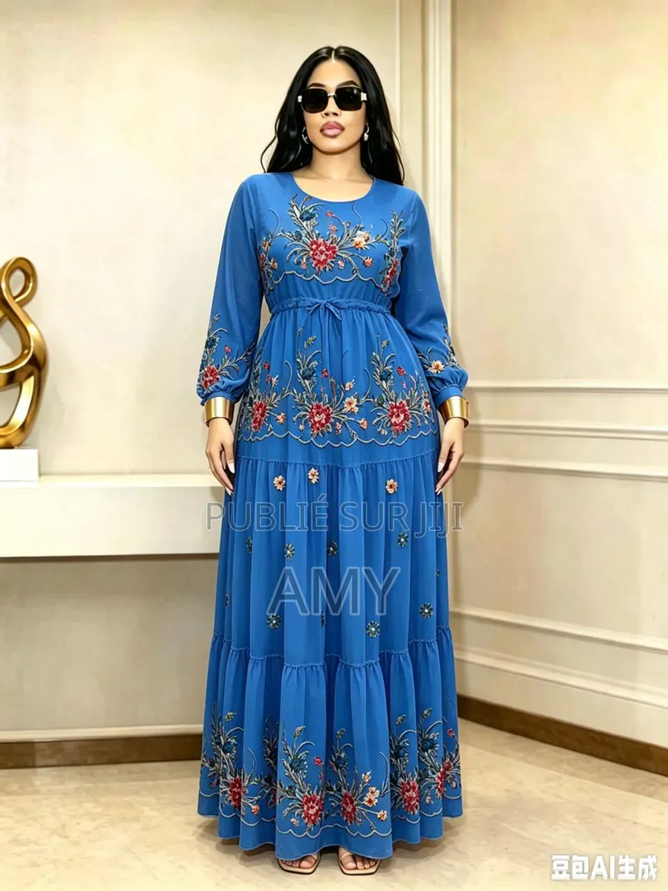 Robe Manche Longue en Cotton