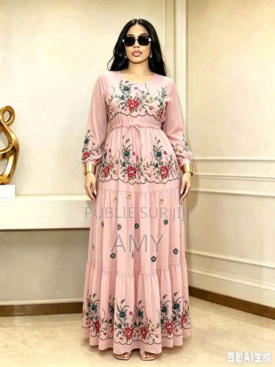 Robe Manche Longue en Cotton
