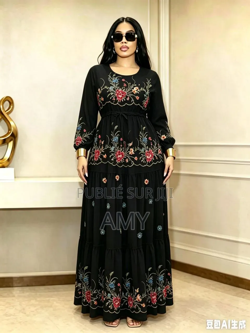 Robe Manche Longue en Cotton