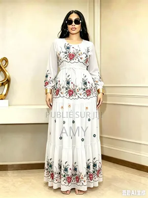 Robe Manche Longue en Cotton