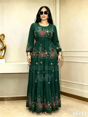 Robe Manche Longue en Cotton