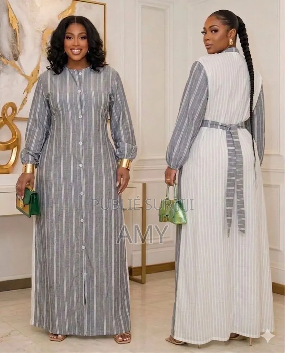 Robe Manche Longue en Cotton