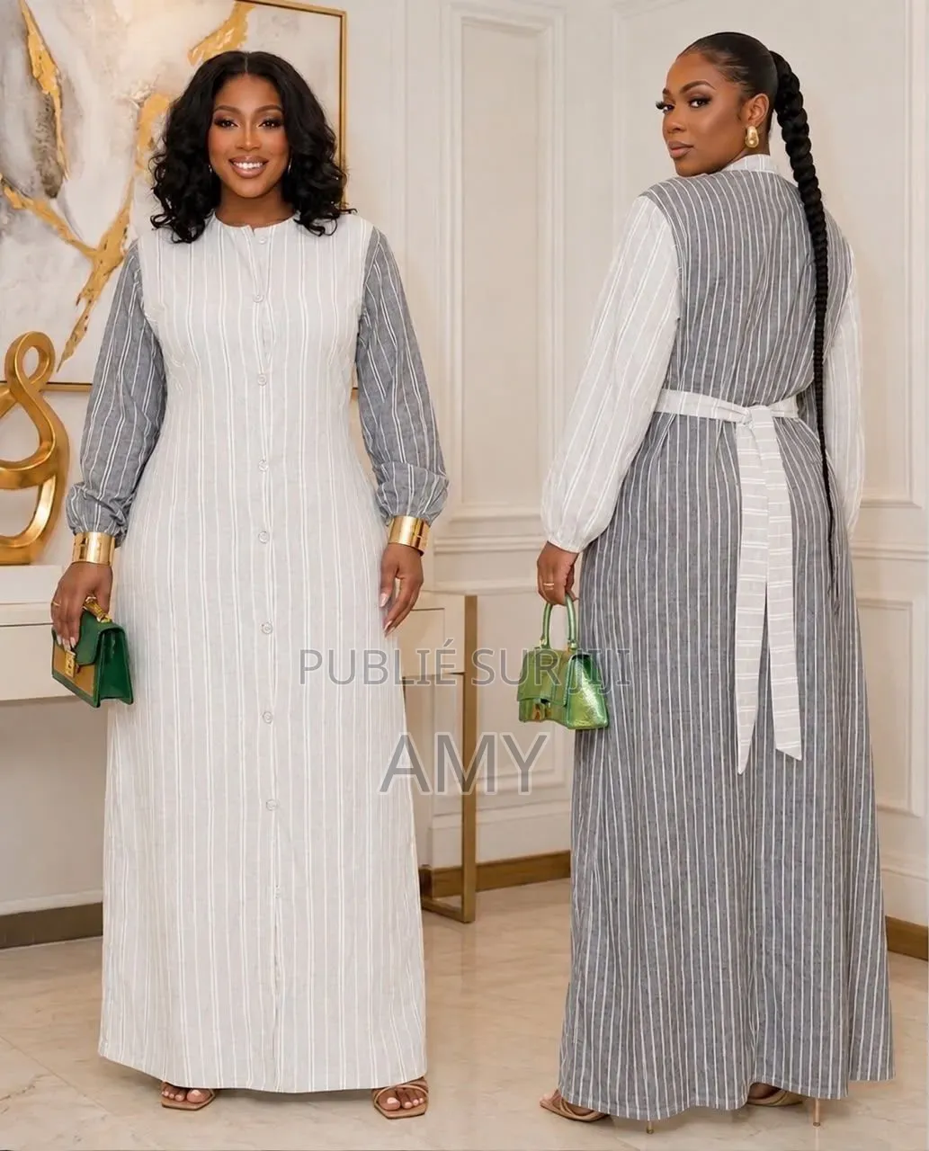 Robe Manche Longue en Cotton