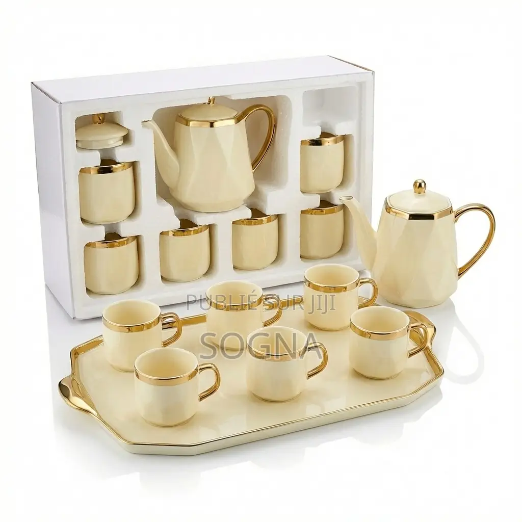 Service a Café Porcelaine 9 Pieces