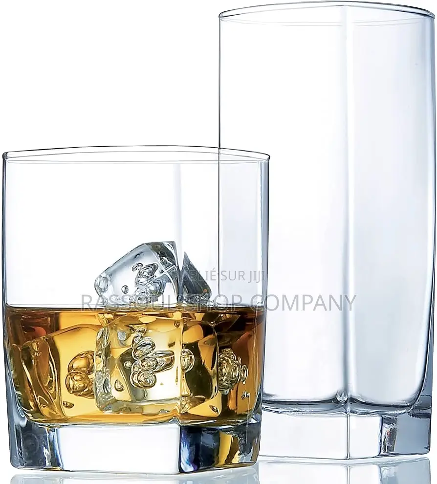 Tasse 12 Pièces en Verre Prix:4500f Contact Whatsapp
