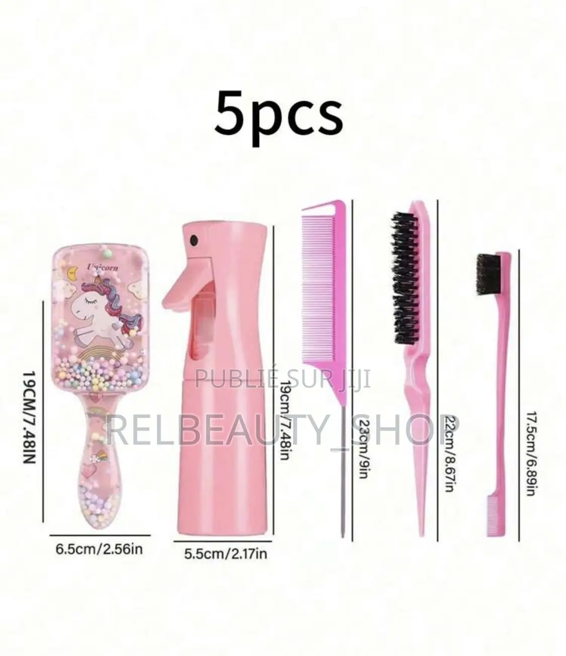 Ensemble 5 Pièces De Soins Cheveux Pour Filles