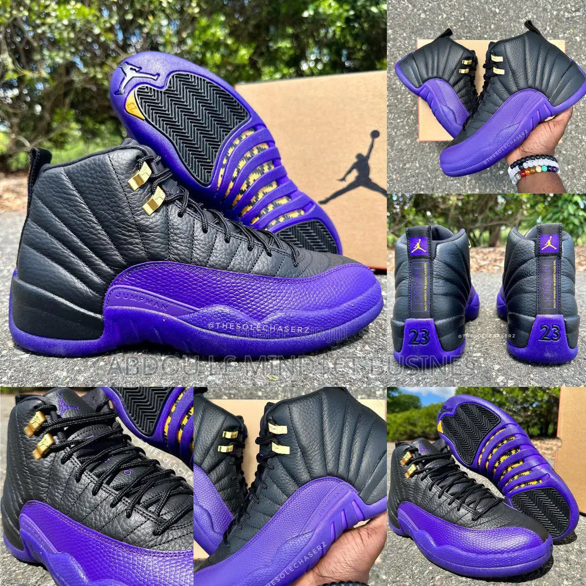 Air J12 Mauve-Noir Disponible