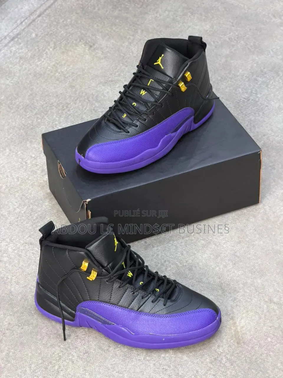 Air J12 Mauve-Noir Disponible