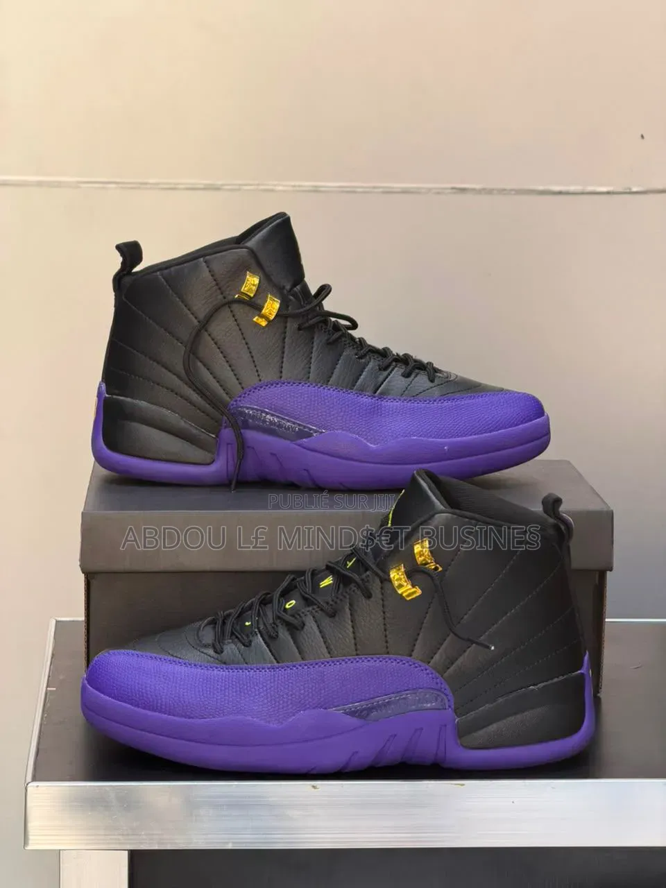 Air J12 Mauve-Noir Disponible