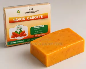 Savon Bio Carotte Huile De Palme Très Bon Pour La Peau