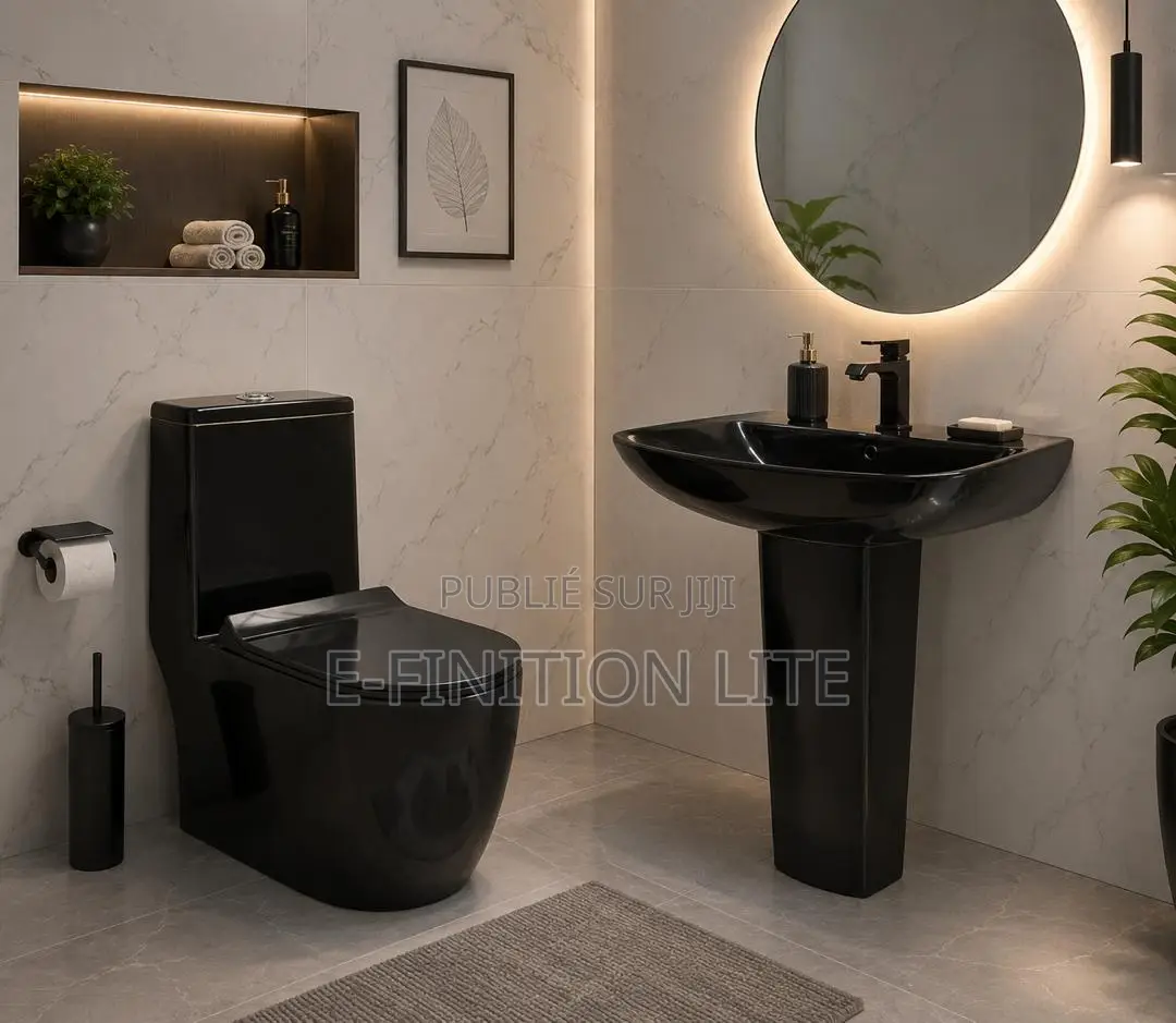 Ensemble Sanitaire Noir