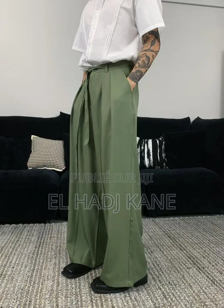  Pantalon Large Homme Dispo 
