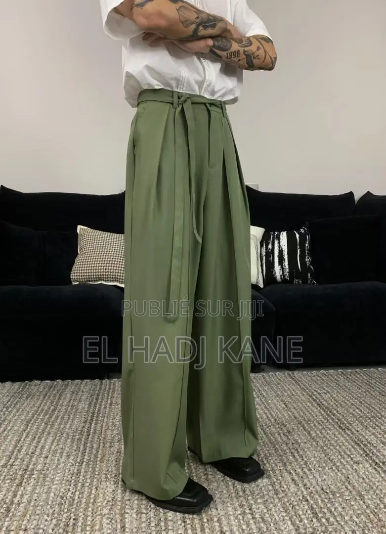 Pantalon Large Homme Dispo 
