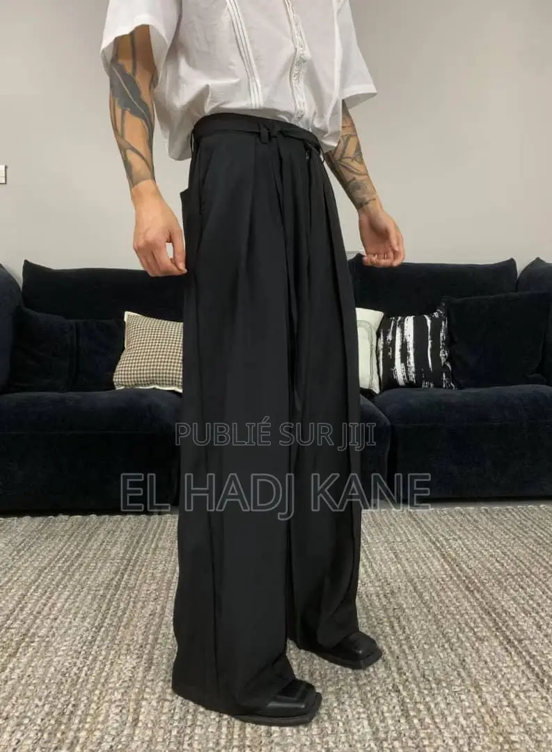  Pantalon Large Homme Dispo 
