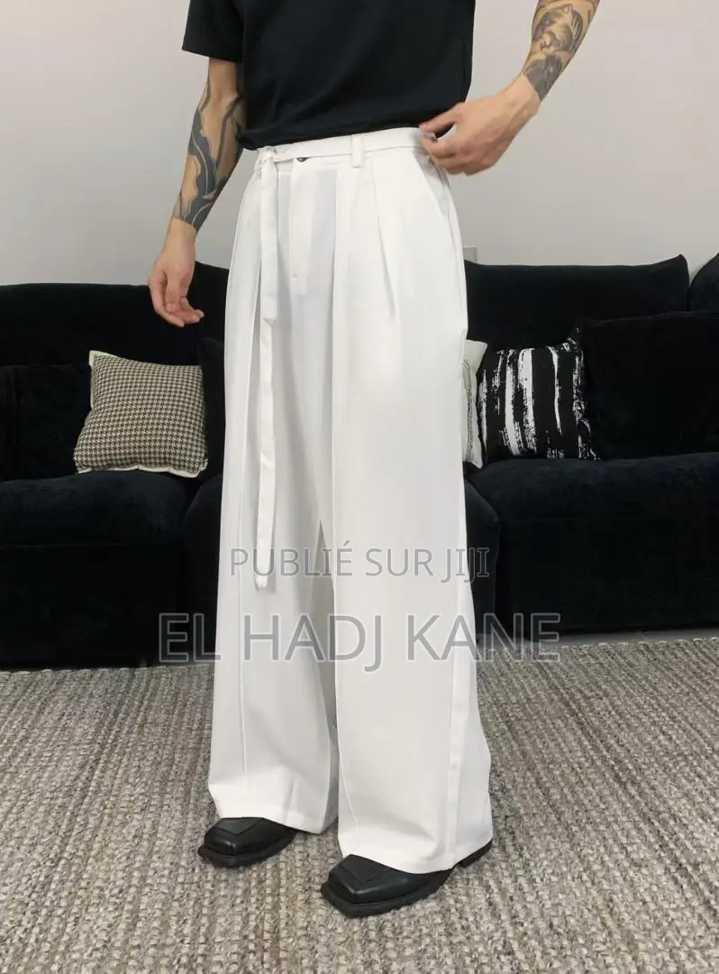  Pantalon Large Homme Dispo 