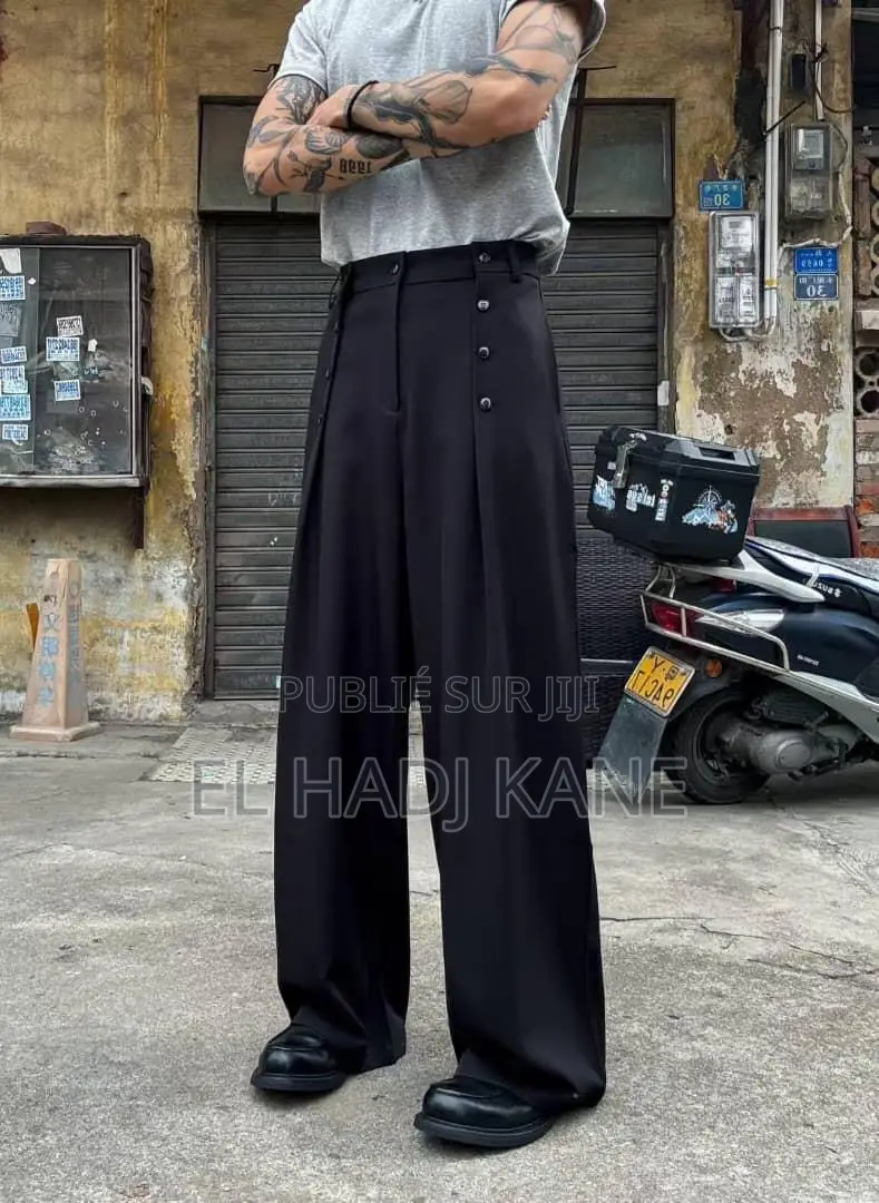  Pantalon Large Homme Dispo 