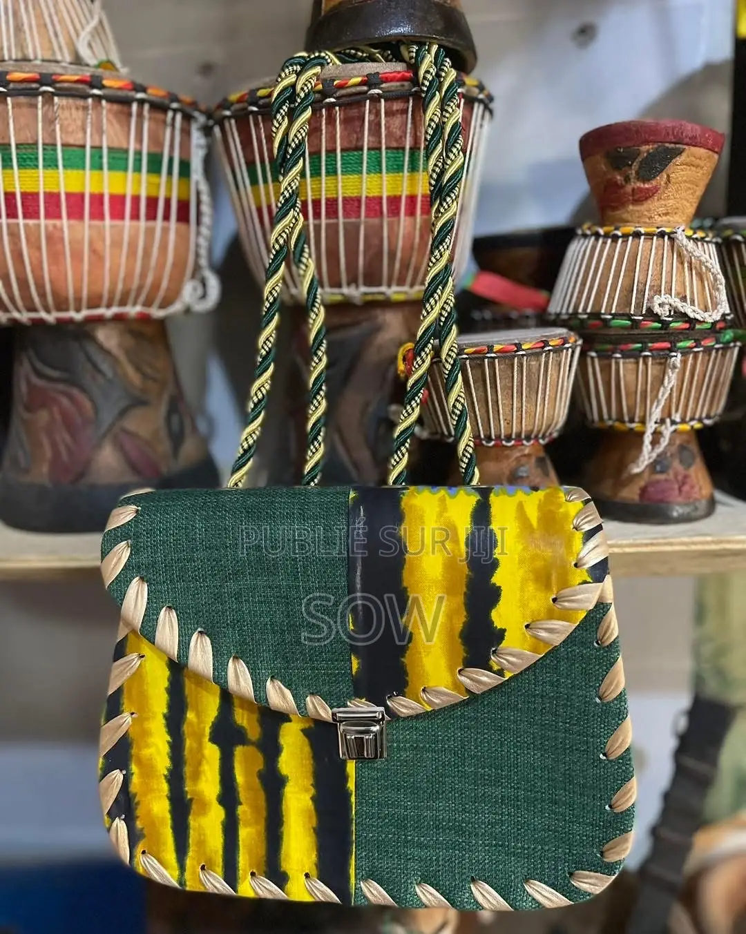 Sac Wax Et Rafia