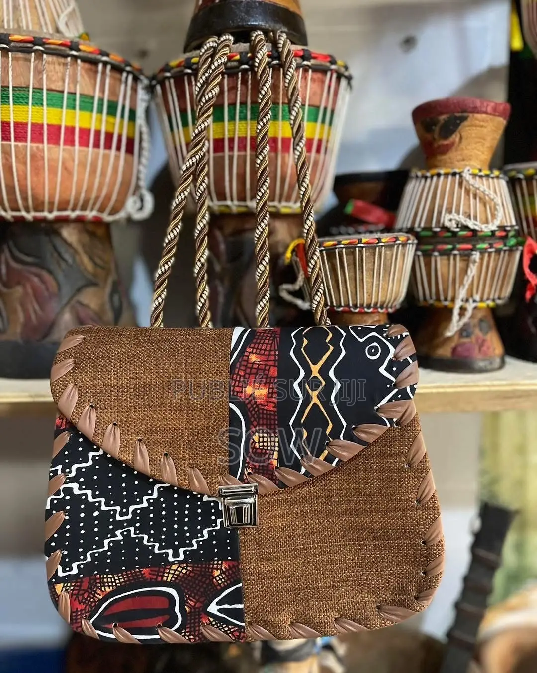 Sac Wax Et Rafia