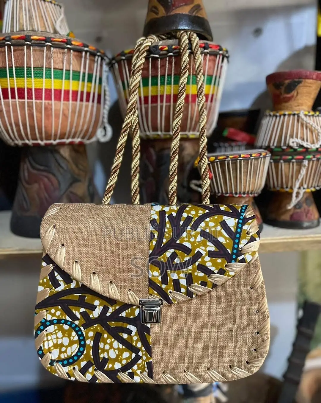 Sac Wax Et Rafia