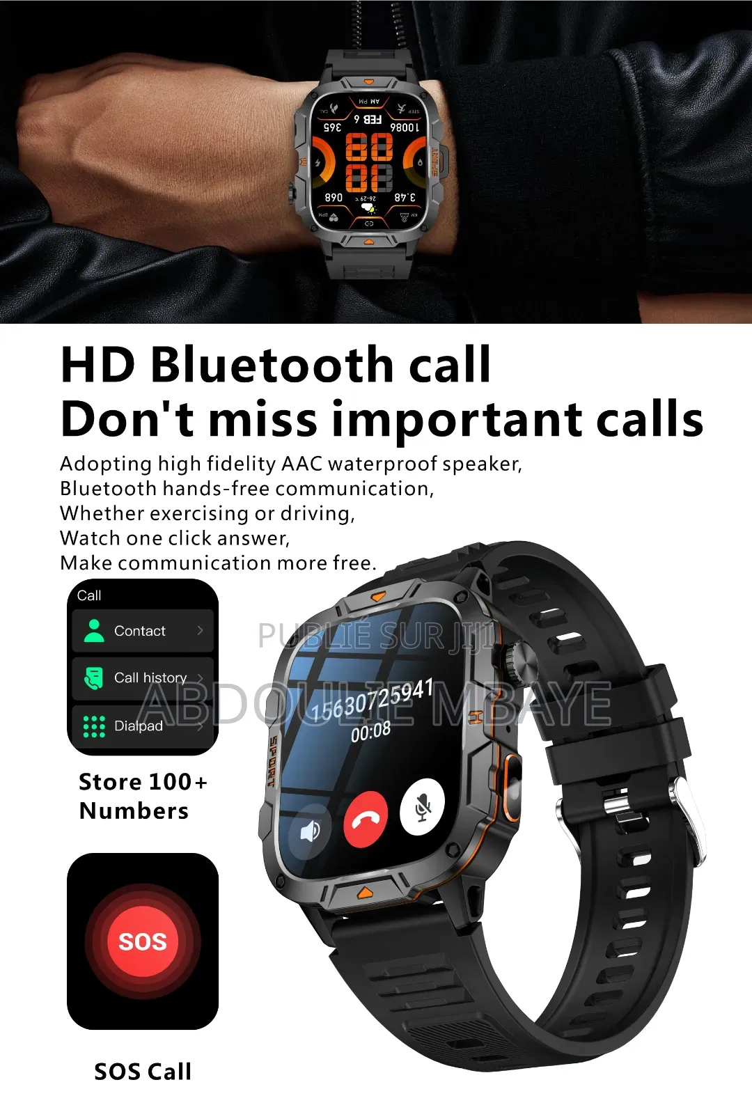 Montre Connectée Qx12