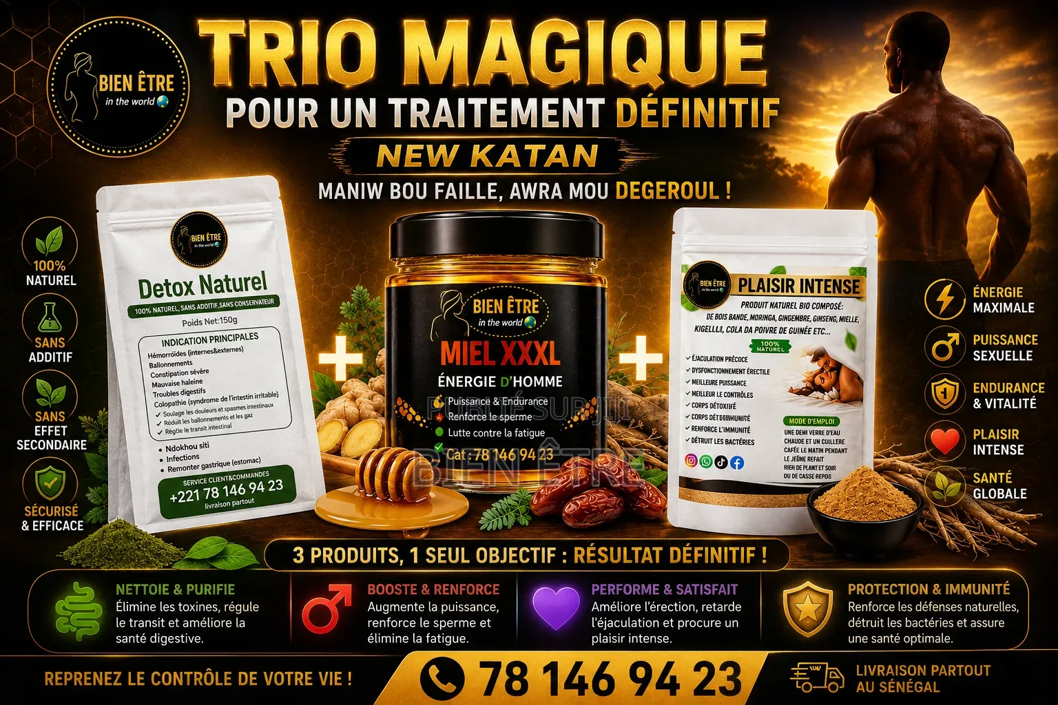 Trio Magique Pour Un Traitement Complet New Katan